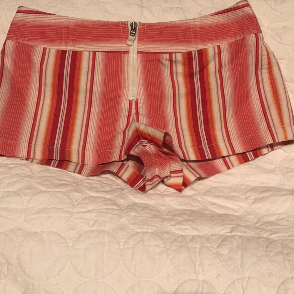 Express Stretch Striped Shorts Junior 11/12
